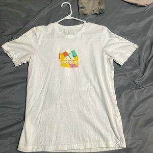 Adidas shirt, casual white tee